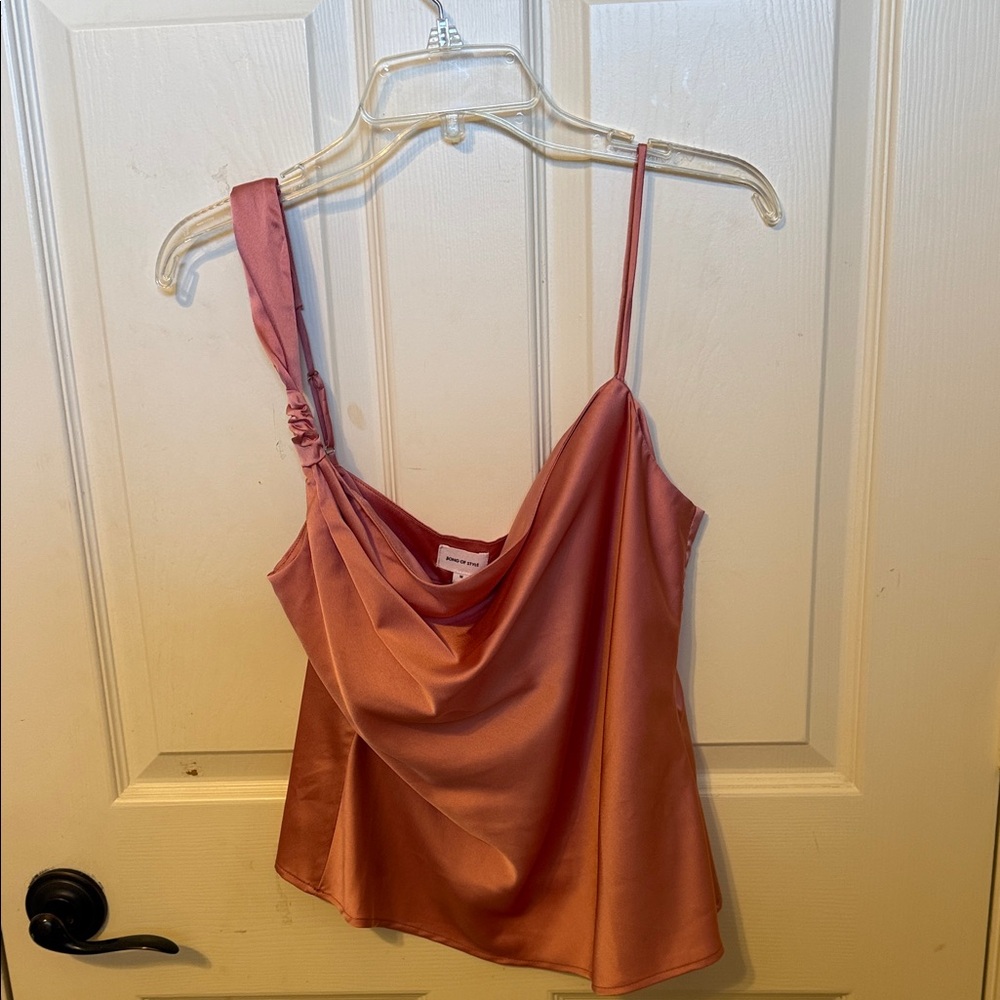 Song of Style Satin Camisole - Blush Pink